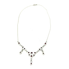 Load image into Gallery viewer, Nicky Butler SS Smokey Quartz Gemstone Drop Necklace