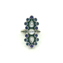 Load image into Gallery viewer, Nicky Butler SS Moonstone Multi Gem Ring