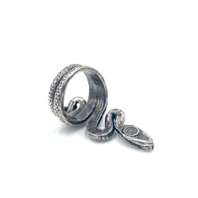 Load image into Gallery viewer, Nicky Butler Fashion Pewter-Tone Serpent Knuckle Ring