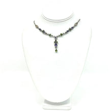 Load image into Gallery viewer, Nicky Butler SS Amethyst Multi Gem Drop Necklace