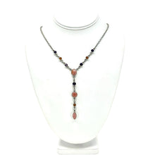 Load image into Gallery viewer, Nicky Butler SS Peruvian Pink Opal Multi Gem Drop Necklace