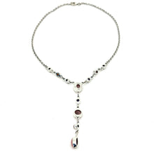 Load image into Gallery viewer, Nicky Butler SS Peruvian Pink Opal Multi Gem Drop Necklace
