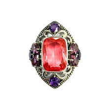 Load image into Gallery viewer, Nicky Butler SS Watermelon Quartz Multi Gem Butterfly Ring