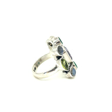 Load image into Gallery viewer, Nicky Butler SS Amethyst Multi Gem Square Ring
