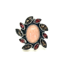 Load image into Gallery viewer, Nicky Butler SS Pink Opal Multi Gem Flower Ring