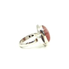 Load image into Gallery viewer, Nicky Butler SS Rhodochrosite &amp; Garnet Gem Ring