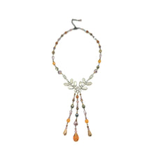 Load image into Gallery viewer, Nicky Butler Fashion Honey Multi Crystal &amp; Rhinestone Tassel Drop Necklace
