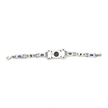 Load image into Gallery viewer, Nicky Butler SS Ruby Red Corundum Multi Gem Bracelet