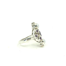 Load image into Gallery viewer, Nicky Butler SS Amethyst Multi Gem Caviar Bead Ring