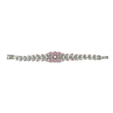 Load image into Gallery viewer, Nicky Butler Fashion Pink &amp; Multi Crystal Flower Bracelet