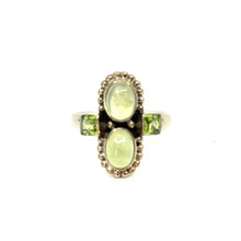 Load image into Gallery viewer, Nicky Butler SS Prehnite &amp; Peridot Gem Ring