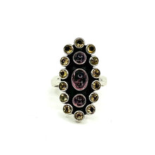 Load image into Gallery viewer, Nicky Butler SS Tourmaline &amp; Citrine Multi Gemstone Ring
