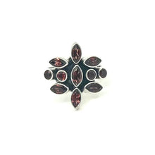 Load image into Gallery viewer, Nicky Butler SS Garnet Gem Ring
