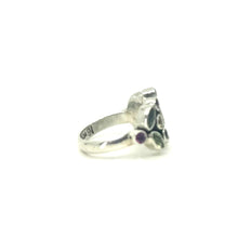 Load image into Gallery viewer, Nicky Butler SS Amethyst Multi Gem Flower Ring