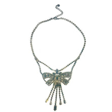 Load image into Gallery viewer, Nicky Butler Fashion Marigold &amp; Multi Color Crystal Butterfly Drop Necklace