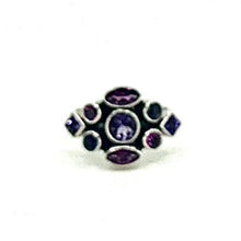 Load image into Gallery viewer, Nicky Butler SS Amethyst Multi Gem Ring