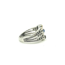 Load image into Gallery viewer, Nicky Butler SS Ethiopian Opal Offset Band Ring
