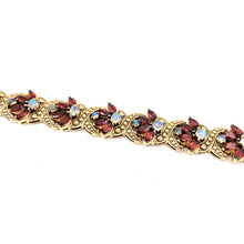 Load image into Gallery viewer, Nicky Butler Bronze Garnet Multi Gem Toggle Bracelet