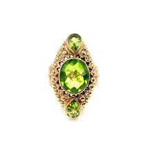Load image into Gallery viewer, Nicky Butler Bronze Peri Green Quartz Multi Gem Ring