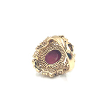 Load image into Gallery viewer, Nicky Butler Bronze Ruby Red Corundum Seal Ring