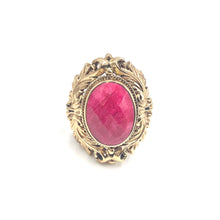 Load image into Gallery viewer, Nicky Butler Bronze Ruby Red Corundum Seal Ring