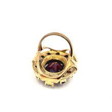 Load image into Gallery viewer, Nicky Butler Bronze Red Quartz Multi Gem Bold Ring