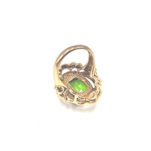 Load image into Gallery viewer, Nicky Butler Bronze Peri Green Quartz Multi Gem Ring