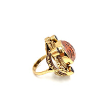 Load image into Gallery viewer, Nicky Butler Bronze Blush Ribbon Quartz Multi Gem Round Ring