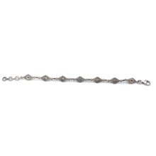 Load image into Gallery viewer, Nicky Butler SS Amethyst Multi Gem Classic Bracelet