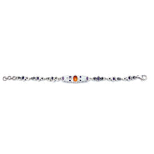 Load image into Gallery viewer, Nicky Butler SS Honey Quartz Multi Gem Mosaic Bracelet