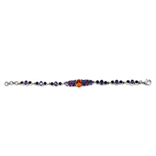 Load image into Gallery viewer, Nicky Butler SS Honey Quartz Multi Gem Mosaic Bracelet