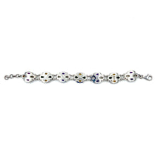 Load image into Gallery viewer, Nicky Butler SS Green Chalcedony Multi Gem Bracelet