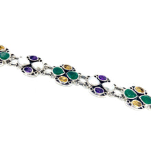 Load image into Gallery viewer, Nicky Butler SS Green Chalcedony Multi Gem Bracelet