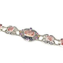 Load image into Gallery viewer, Nicky Butler SS Sunset Quartz Multi Gem Enameled Bracelet