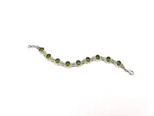 Load image into Gallery viewer, Nicky Butler SS Olivine Quartz Doublet Oval Line Bracelet