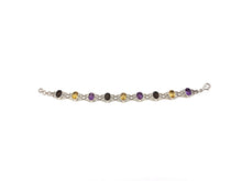 Load image into Gallery viewer, Nicky Butler SS Amethyst Multi Gem Oval Bracelet