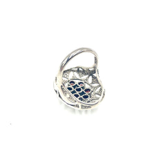 Load image into Gallery viewer, Nicky Butler SS Garnet Gemstone Starburst Ring