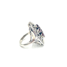 Load image into Gallery viewer, Nicky Butler SS Garnet Gemstone Starburst Ring