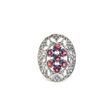 Load image into Gallery viewer, Nicky Butler SS Garnet Gemstone Starburst Ring