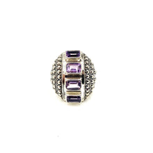 Load image into Gallery viewer, Nicky Butler SS Amethyst Gem Dome Ring