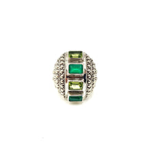 Load image into Gallery viewer, Nicky Butler SS Peridot Multi Gem Dome Ring