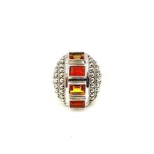 Load image into Gallery viewer, Nicky Butler SS Carnelian &amp; Honey Topaz Gem Dome Ring