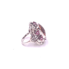 Load image into Gallery viewer, Nicky Butler SS Sunset Quartz &amp; Pink Topaz Multi Gem Ring