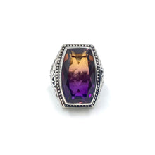Load image into Gallery viewer, Nicky Butler SS Chrome Purple Quartz Bold Gem Ring