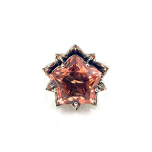 Load image into Gallery viewer, Nicky Butler Sterling Silver Sunset Quartz Doublet Star Flower Ring