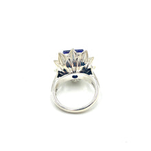 Load image into Gallery viewer, Nicky Butler SS Blue Quartz Doublet Star Flower Ring