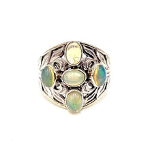 Load image into Gallery viewer, Nicky Butler SS Ethiopian Opal Leaf Band Ring