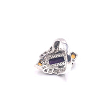 Load image into Gallery viewer, Nicky Butler SS Purple Turquoise Multi Gem Deco Ring