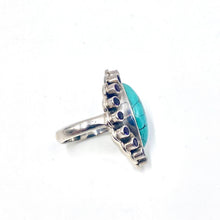 Load image into Gallery viewer, Nicky Butler SS Tibetan Turquoise Multi Gem Marquise Ring