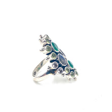 Load image into Gallery viewer, Nicky Butler SS Labradorite Multi Gem Ring
